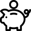 Sparschwein-Symbol – Preiswerter Service